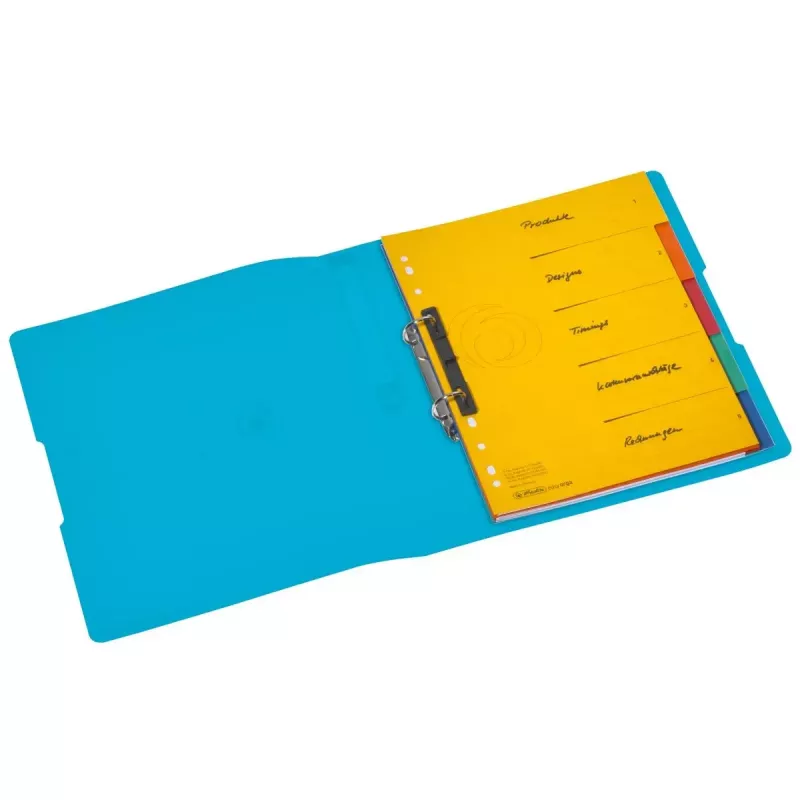 Gredzenu mape A4 Herlitz 11205762 Zila