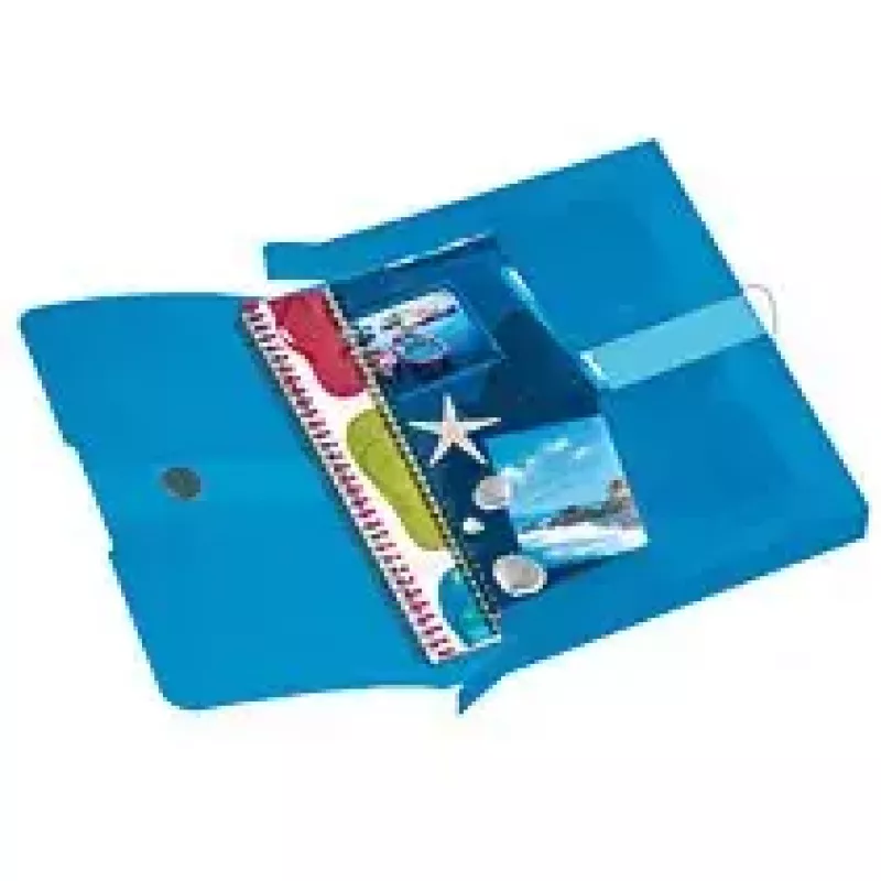 Mape Herlitz Polipropilēns (PP) Zila Caurspīdīga A4 11206141