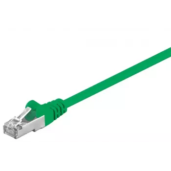 Tīkla kabelis Goobay 95547 1,5m Cat5e SF/UTP zaļš oranžs