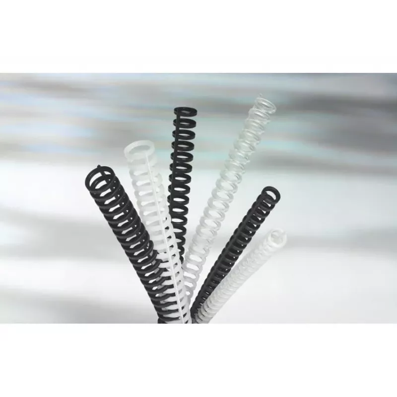 GBC ClickBind mugurkauls A4 34R 8mm, balta, 45 loksnes, plastmasa, A4, 8 mm, 300 g