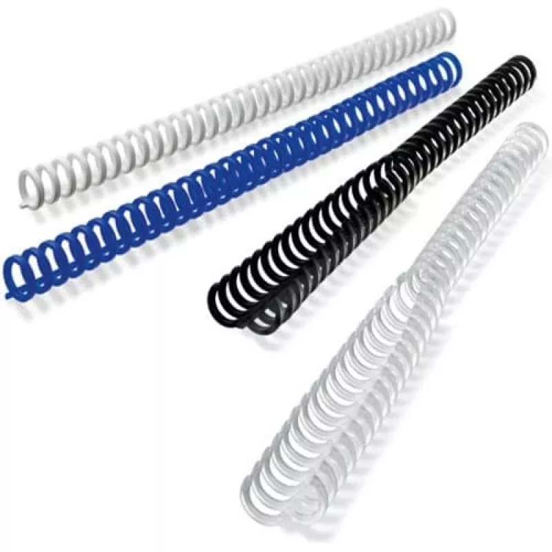 GBC ClickBind mugurkauls A4 34R 8mm, balta, 45 loksnes, plastmasa, A4, 8 mm, 300 g