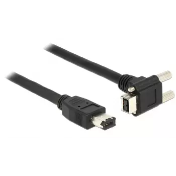 FireWire kabelis DeLOCK 83589 2 m 6-p 9-p melns