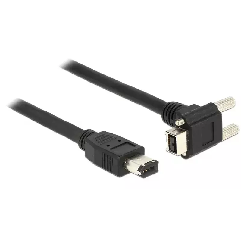 FireWire kabelis DeLOCK 83589 2 m 6-p 9-p melns