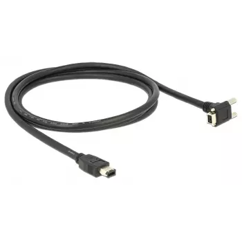FireWire kabelis DeLOCK 83589 2 m 6-p 9-p melns