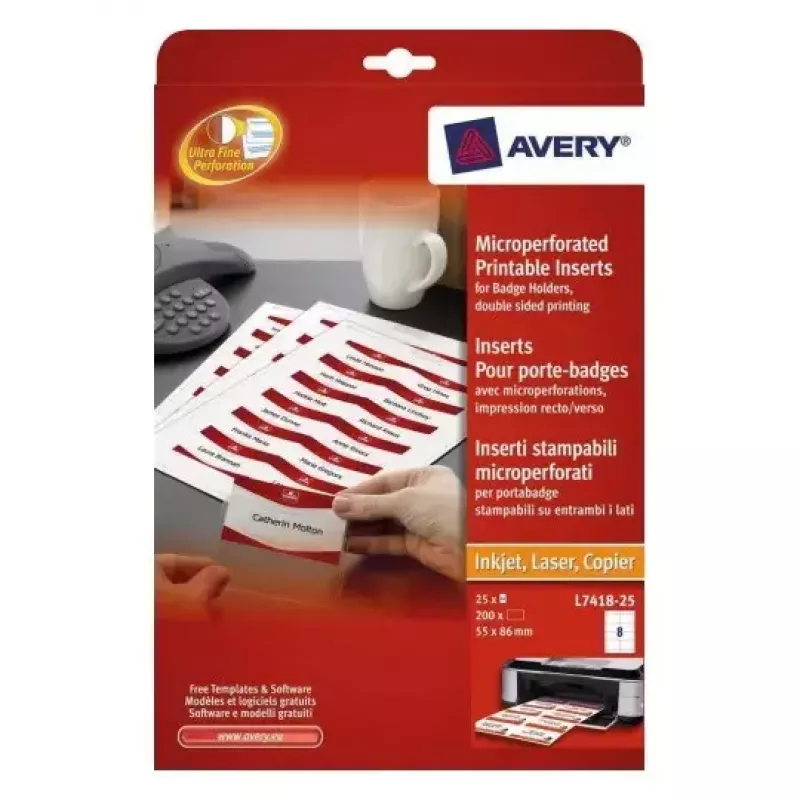 Drukas papīrs A4 Avery LR7159-15