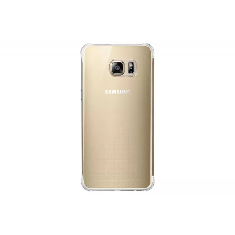 Samsung EF-ZG928 tālruņa vāciņš Flip vāks zelta krāsā