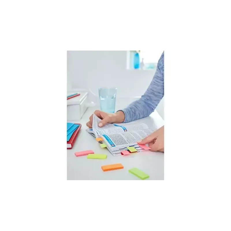 Pašlīmējoša piezīmju papīra bloks TESA 56691 Taisnstūris Daudzkrāsains