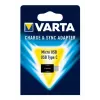 Kabelis Varta 57945101401 Micro USB USB Type C Melns
