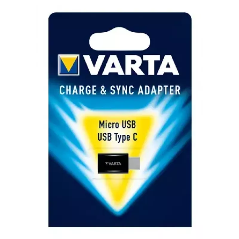 Kabelis Varta 57945101401 Micro USB USB Type C Melns