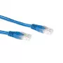 ACT zils 3 metru U/UTP CAT6A ielāpu vads ar RJ45 savienotājiem