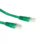 ACT zaļa 5 m U/UTP CAT6A komutācijas vads ar RJ-45 savienotājiem