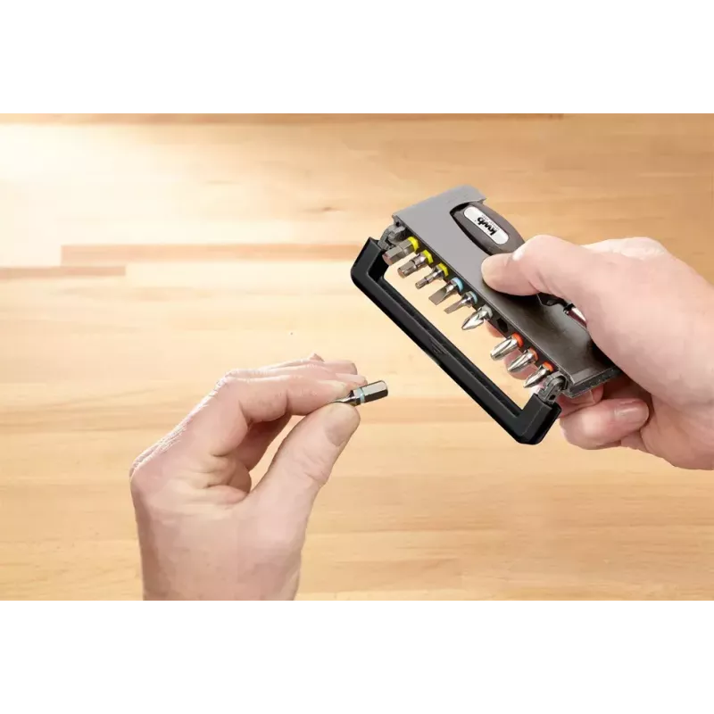 Skrūvgrieža uzgaļu komplekts KWB Industrial Steel Standard Handy Bit Box
