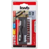 Skrūvgrieža uzgaļu komplekts KWB Industrial Steel Standard Handy Bit Box
