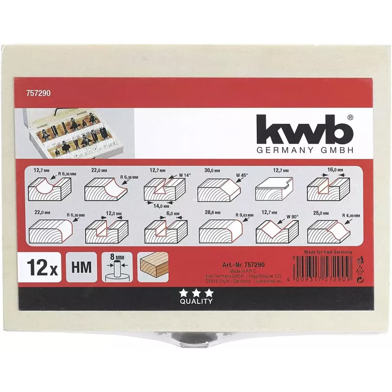 Rotējošā frēze KWB 757290