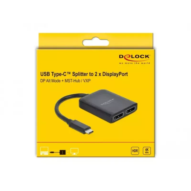 USB Type-C sadalītājs DeLOCK 87754