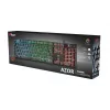 Trust GXT 835 Azor klaviatūra spēlēm USB vadu savienojums vācu izkārtojums melna