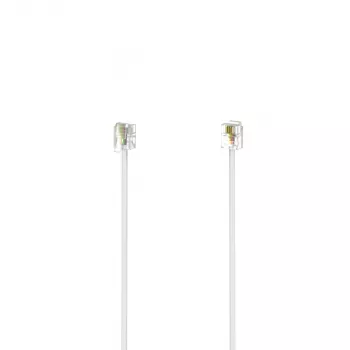 Hama Modular Cable, 6p4c spraudnis - 6p4c spraudnis, 3 m, balts