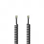 Hama 00201150 telefona kabelis 1,5 m melns