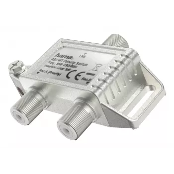 Hama 00205232 kabeļu sadalītājs/apvienotājs Sudraba krāsā