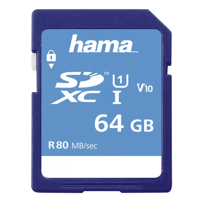 Hama 00213110 atmiņas karte 64 GB SDXC UHS-I Class 10
