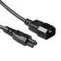 Strāvas kabelis ACT AK5252 0,25 m IEC C14 uz IEC C5 250 V 2,5 A