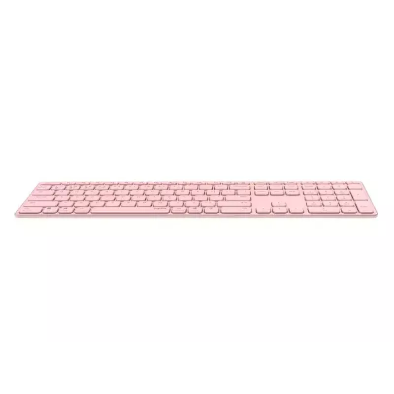 Rapoo E9800M tastatūra bezvadu Bluetooth QWERTZ vācu rozā