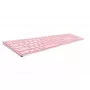 Rapoo E9800M tastatūra bezvadu Bluetooth QWERTZ vācu rozā