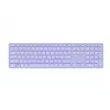 Rapoo E9800M tastatūra bezvadu Bluetooth QWERTZ vācu ceriņkrāsā