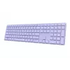Rapoo E9800M tastatūra bezvadu Bluetooth QWERTZ vācu ceriņkrāsā