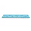 Rapoo E9800M tastatūra Mājas RF Bezvadu Bluetooth QWERTZ vācu Zila