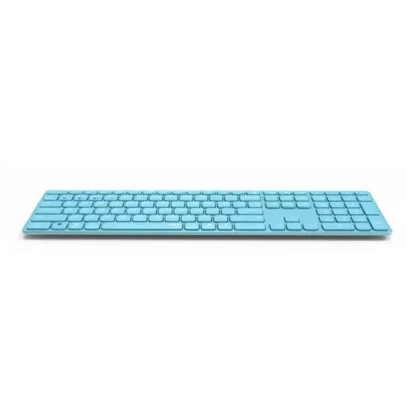 Rapoo E9800M tastatūra Mājas RF Bezvadu Bluetooth QWERTZ vācu Zila
