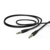 Audio kabelis Hama Flexi-plāns 1.5m 3.5mm tēviņš uz tēviņu melns