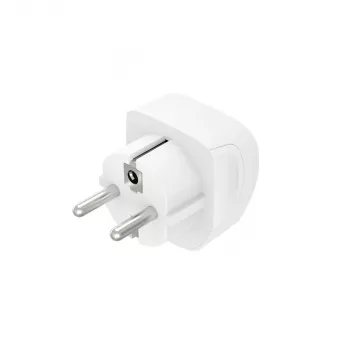 Hama 00223458 strāvas kontaktdakšas adapteris E/F tipa hibrīds B tips Balts
