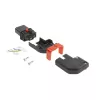 ACT C13 IEC Lock+ pārslēdzams kreisais vai labais leņķa savienotājs melns, PA130100RBK