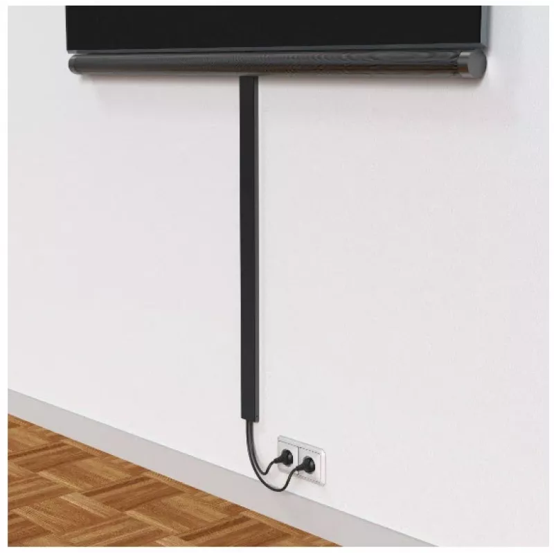 Hama 00220992 kabeļu organizators Universāls Kabeļu kanāls Melns 1 gab.