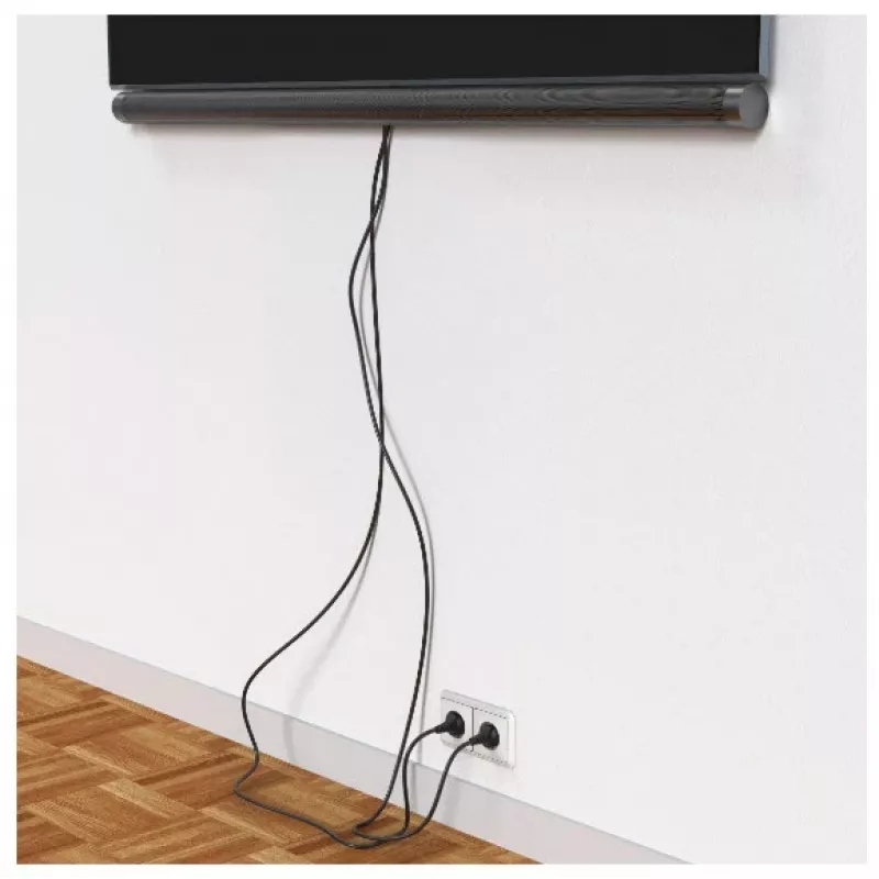 Hama 00220992 kabeļu organizators Universāls Kabeļu kanāls Melns 1 gab.
