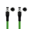 ACT Industrial 1,50 metru sensoru kabelis M12A 8-pin vīrišķais uz M12A 8-pin vīrišķais, Ultraflex TPE kabelis, ekranēts