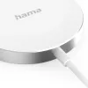 Hama MagCharge FC15 mobilajam tālrunim, viedtālrunim balts USB bezvadu uzlāde ātrā uzlāde iekštelpām