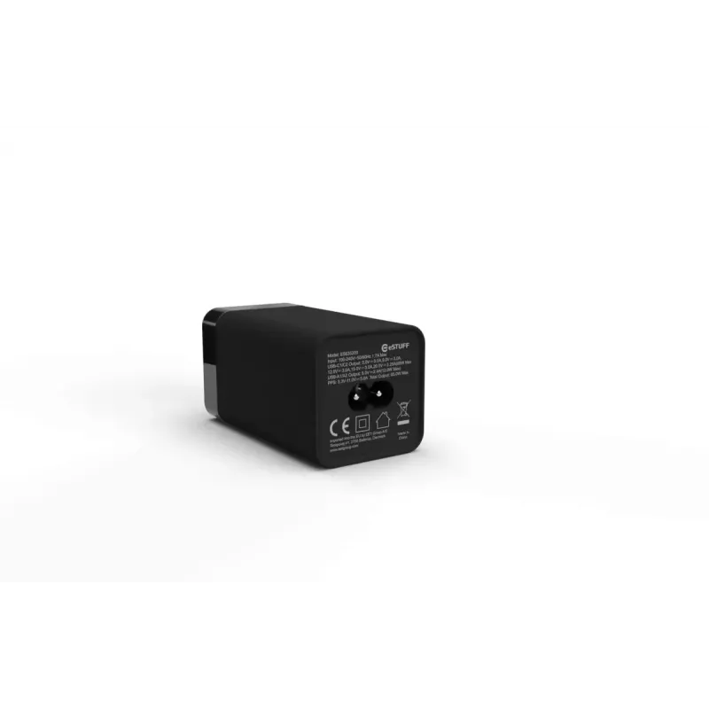 Mobilā ierīču lādētājs eSTUFF ES635200 Universāls Melns 2 USB Type-C
