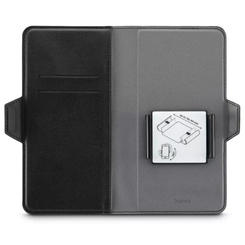Hama 00118894 mobilā tālruņa maciņš 17 cm (6,7 collas) Folio melns