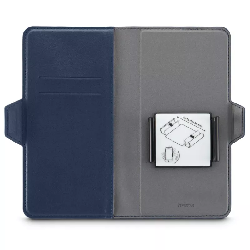 Hama 00118894 mobilā telefona maciņš 17 cm (6.7 collas) folio zils