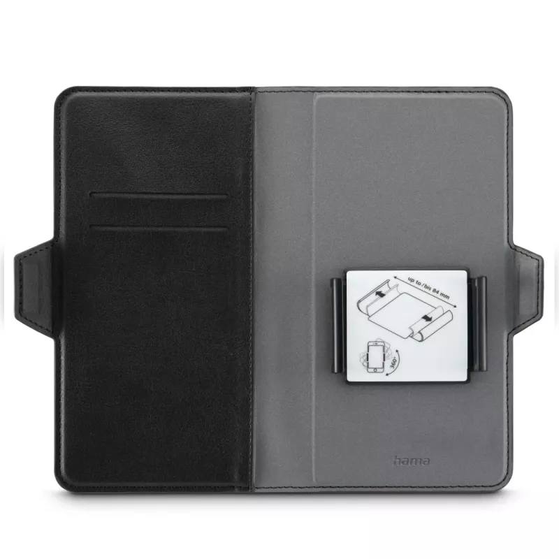 Hama 00118895 mobilā tālruņa maciņš 15,5 cm (6,1 collas) Folio melns