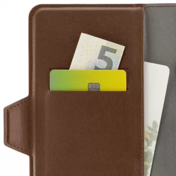 Hama 00118895 mobilā tālruņa maciņš 15,5 cm (6,1 collas) grāmatveida Brūns