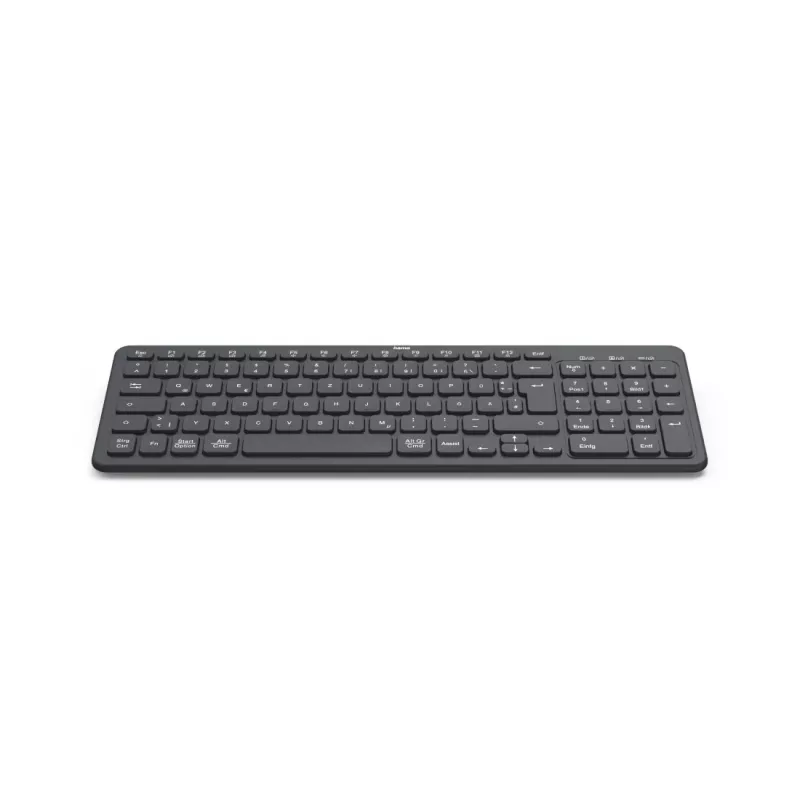 Hama WK-300 tastatūra Mājai/Birojam RF Wireless + Bluetooth QWERTZ vācu Melna