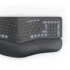 Hama WK-900 Ergo tastatūra Mājai/Birojam RF Wireless + Bluetooth QWERTZ Vācu Melna, Zila, Tumši pelēka