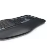 Hama WK-900 Ergo tastatūra Mājai/Birojam RF Wireless + Bluetooth QWERTZ Vācu Melna, Zila, Tumši pelēka