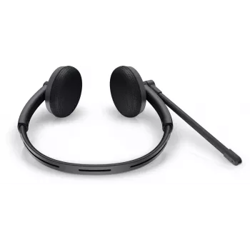 DELL WH1022 austiņas ar vadu, galvas lentes, zvaniem/mūzikai, USB Type-A, melnas