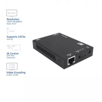 Uztvērējs ACT AC7853 HDMI over CATx — uztvērējs HDMI signālam caur Ethernet līdz 150 m