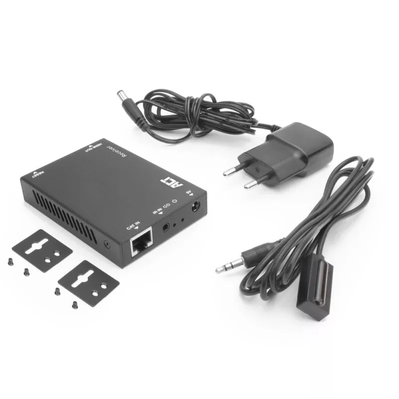 Uztvērējs ACT AC7853 HDMI over CATx — uztvērējs HDMI signālam caur Ethernet līdz 150 m