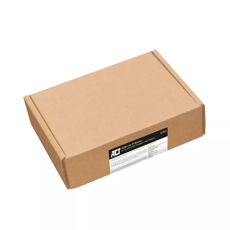 Uztvērējs ACT AC7853 HDMI over CATx — uztvērējs HDMI signālam caur Ethernet līdz 150 m